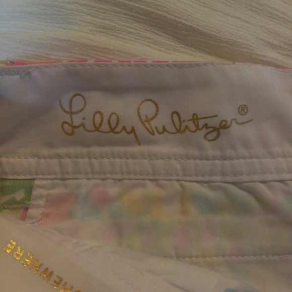Lilly Pulitzer Callahan Size 0 NWOT Lovers Coral Vacation resort short - Picture 11 of 13